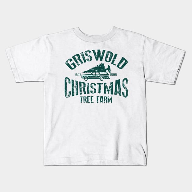 Griswold's Christmas Tree Farm Est. 1989 Kids T-Shirt by MZeeDesigns